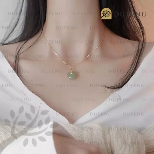 Giok Glass Jade Handmade Necklace (Large)