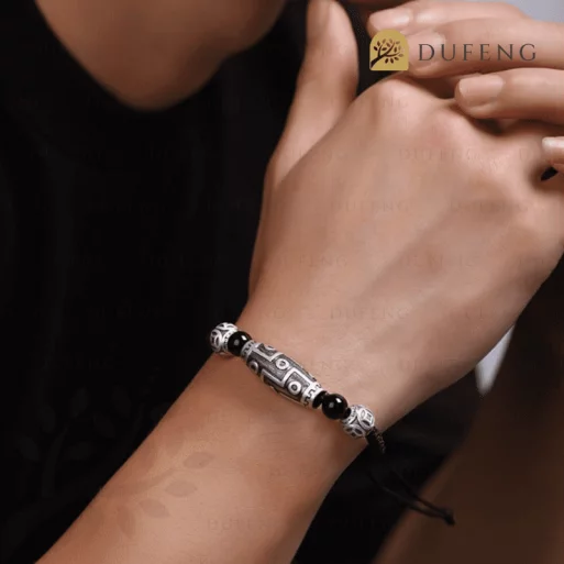 Lucky Tibetan Dzi Bracelet