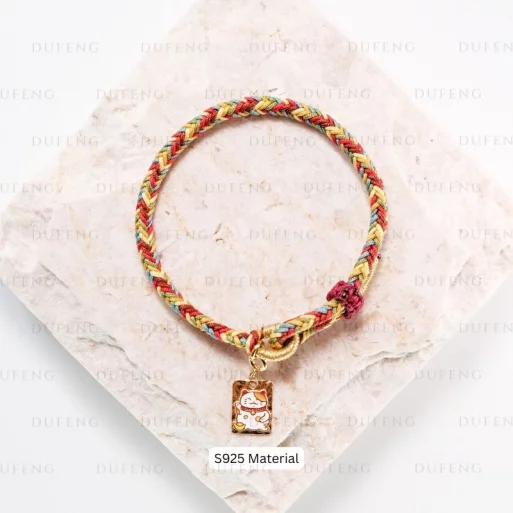 Dufeng – Colorful Lucky Cat Omamori Bracelet