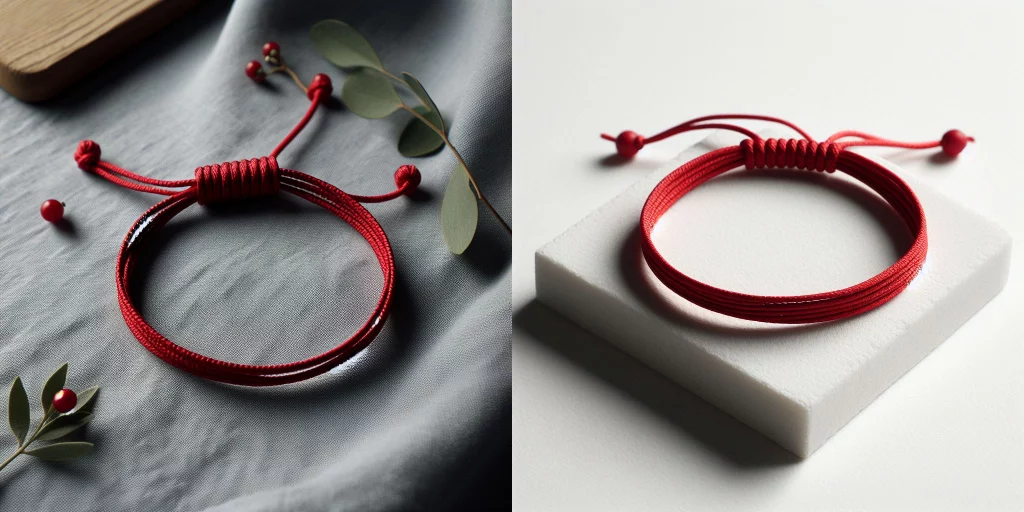 gelang tali merah