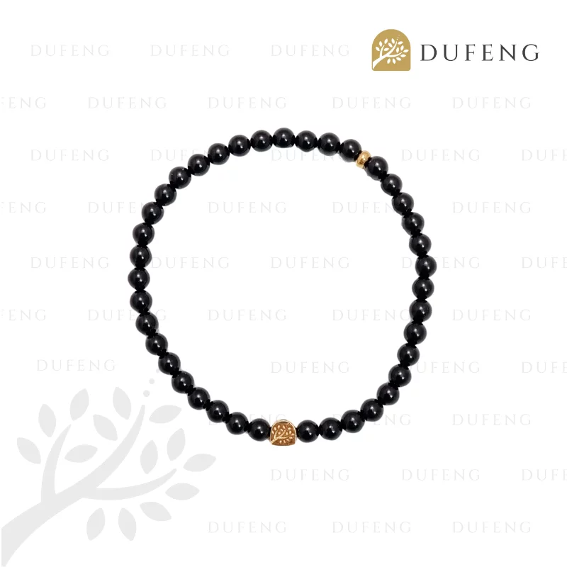 Dufeng - Energy Protector Black Tourmaline Bracelet