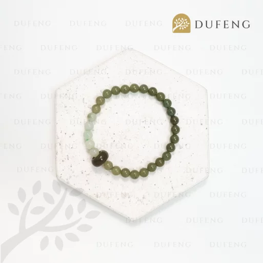 Dufeng – Hetian Jade with Ring Bracelet