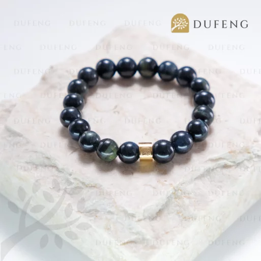 Dufeng – Blue Tiger Eye 8mm Bracelet
