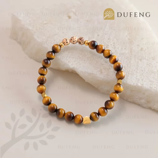 Dufeng – Roots and Reflections Tiger’s Eye Crystal Bracelet