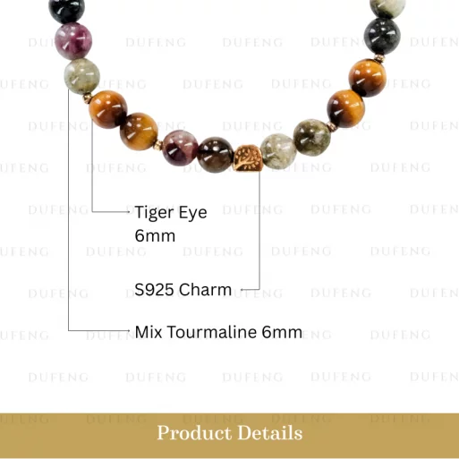 Dufeng – Lavish Tourmaline Crystal Bracelet