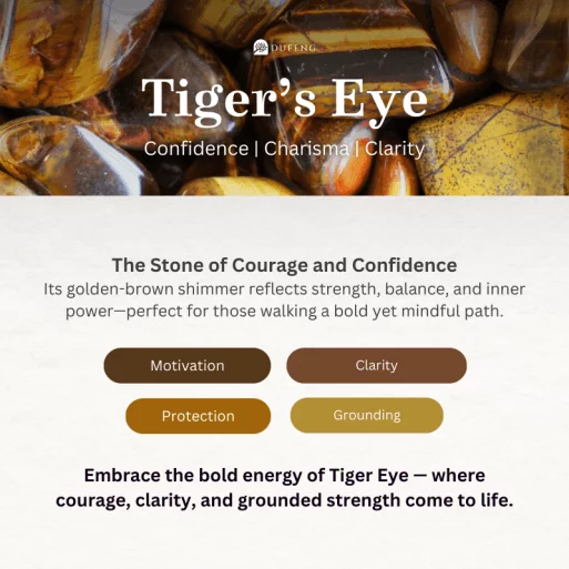 Dufeng – Roots and Reflections Tiger’s Eye Crystal Bracelet