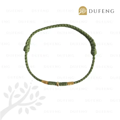Dufeng - Heavenly Luck Tibet Bracelet - Green, 14-15cm
