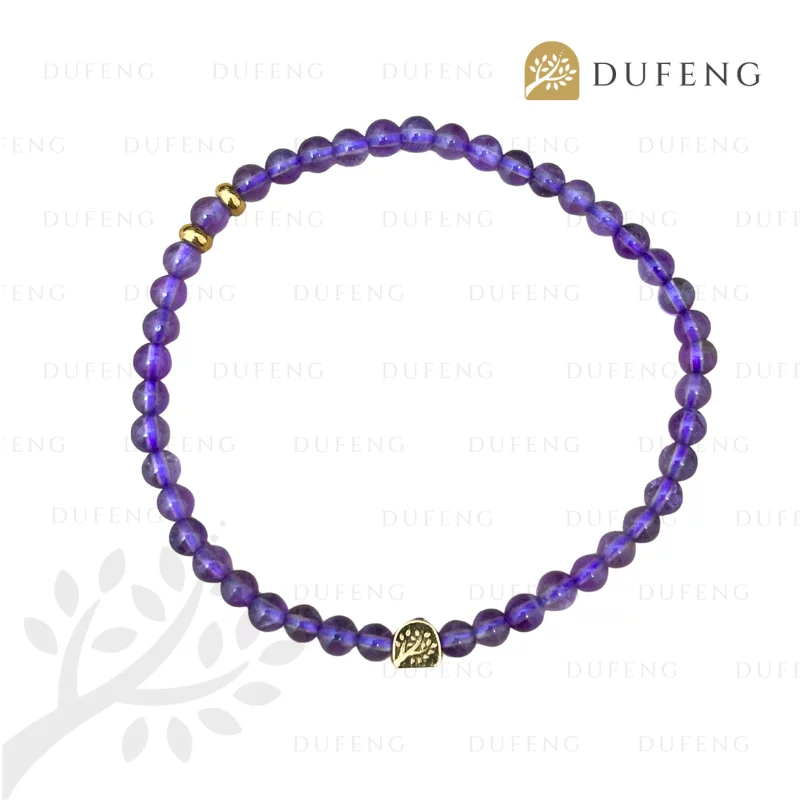 Dufeng - Balance Connection Amethyst Bracelet