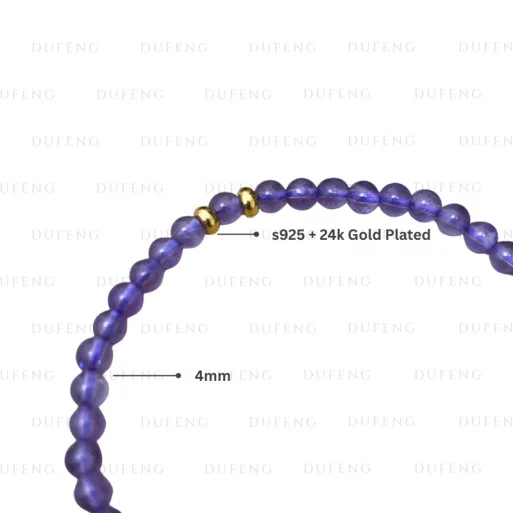 Dufeng – Balance Connection Amethyst Bracelet