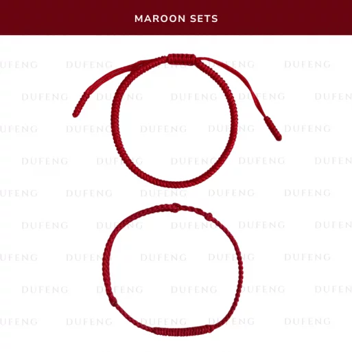 Dufeng – Twin Souls Knot Maroon Set