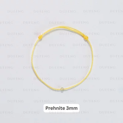 Dufeng - Timeless Gemstone String - Prehnite 3mm, 14-15cm