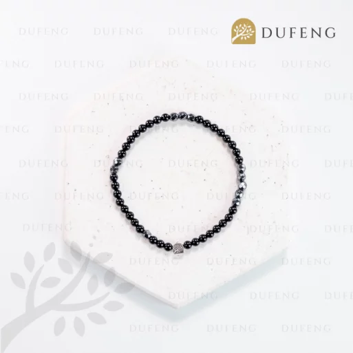Dufeng – Noir Balance Tourmaline Hematite Bracelet