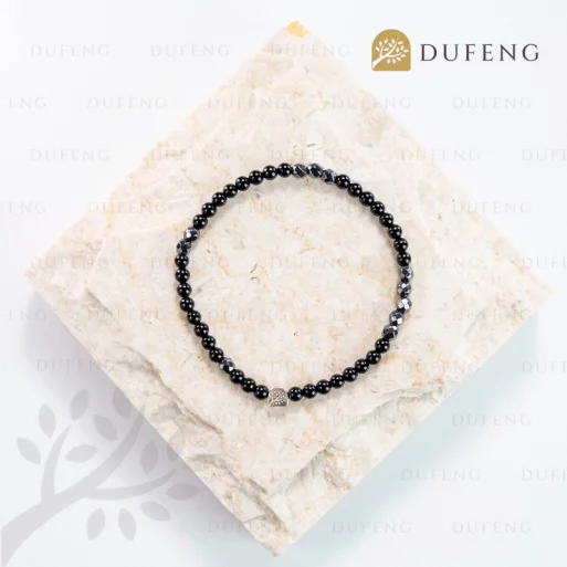 Dufeng – Noir Balance Tourmaline Hematite Bracelet