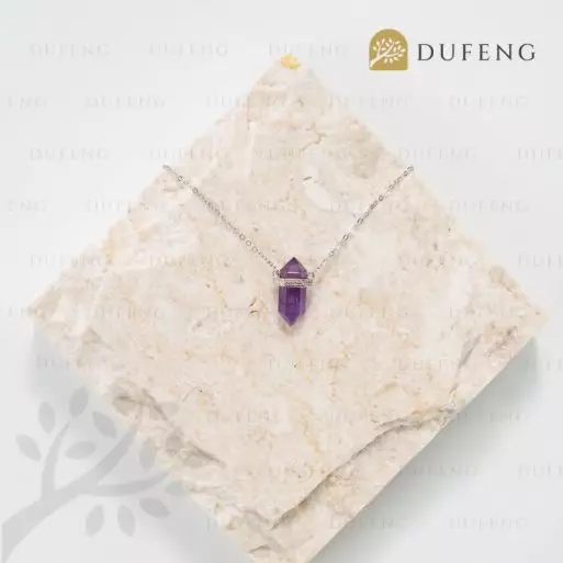Dufeng – Pure Hexa Crystal Necklace