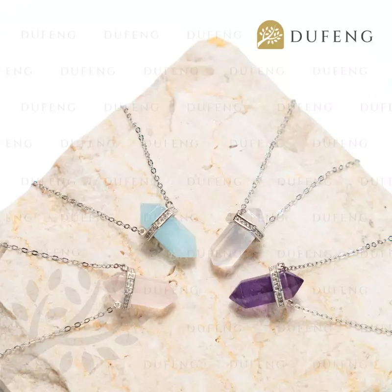 Dufeng - Pure Hexa Crystal Necklace