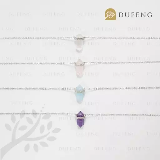 Dufeng – Pure Hexa Crystal Necklace