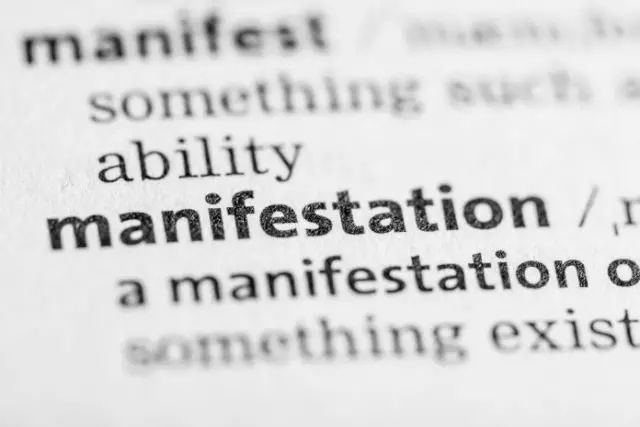 manifestasi uang