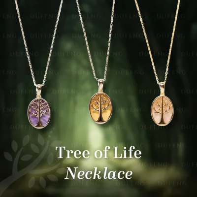 Dufeng - Celestial Tree Crystal S925 Necklace