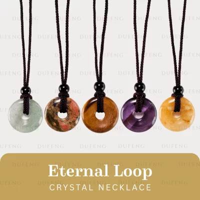Dufeng - Eternal Loop Crystal Necklace