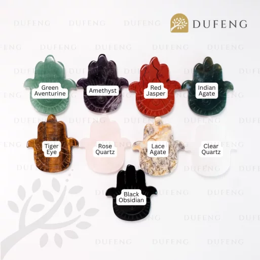 Dufeng – Celestial Hamsa Crystal Plate