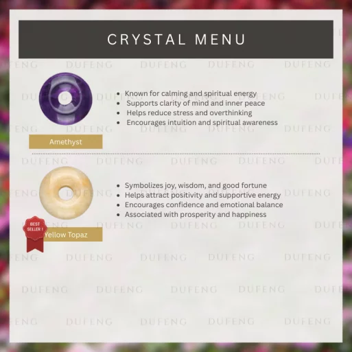 Dufeng – Eternal Loop Crystal Necklace