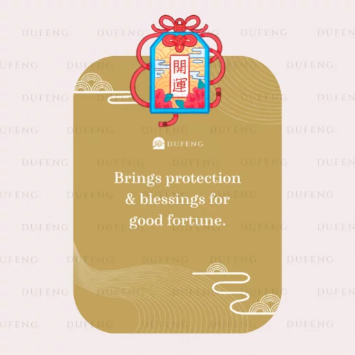 Dufeng – Lucky Symbol Acrylic Keychain