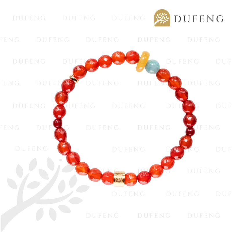 Dufeng - Royal Qi Flow Carnelian Crystal Bracelet