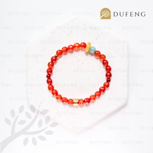 Dufeng – Royal Qi Flow Carnelian Crystal Bracelet