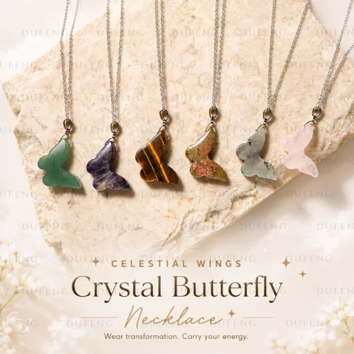 Dufeng - Celestial Wings Grand Butterfly Necklace