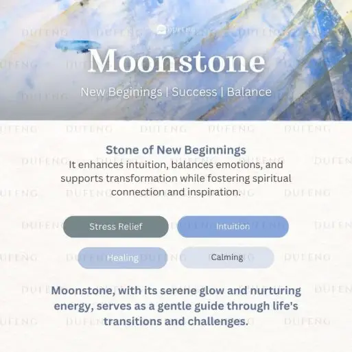 Dufeng – Dreamy Moonstone Crystal Bracelet