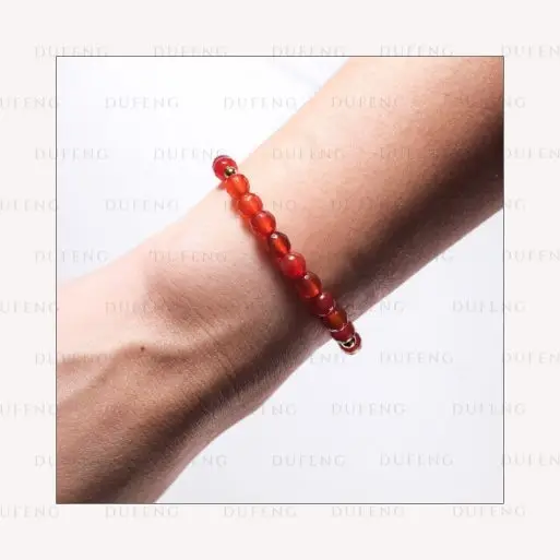 Dufeng – Inner Flame Carnelian Crystal Bracelet