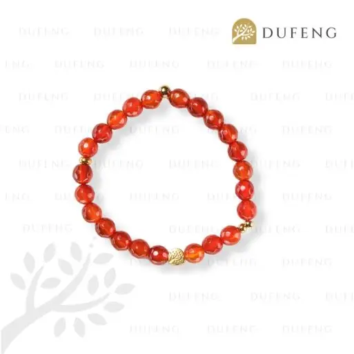 Dufeng - Inner Flame Carnelian Crystal Bracelet